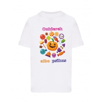 T-shirt koszulka dla dziecka na halloween idealna na prezent W8 roz. 9/11