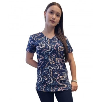 Bluza medyczna W16 elastyczna bawełna roz. XL