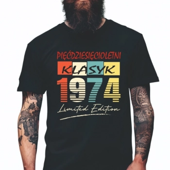 Koszulka Męska Prezent na 40 50 60 urodziny dla faceta T-shirt dla niego W1 roz. XL