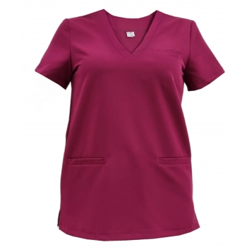 Bluza medyczna wiśnia basic premium roz. S