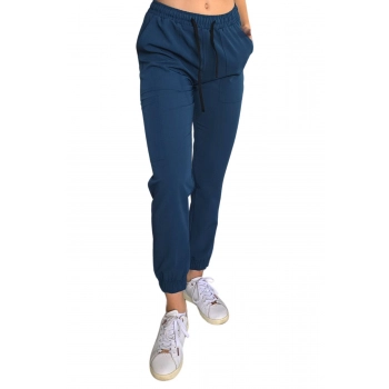 Joggery medyczne morskie casual premium roz. XS