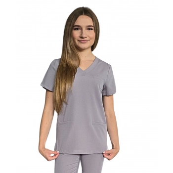 Bluza medyczna ciemny szary basic premium roz. XL