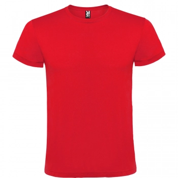 Męska koszulka T-shirt 100% miękka bawełna czerwona roz. XXL