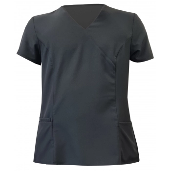 Bluza medyczna elastyczna czarna Comfort Fit roz 3XL