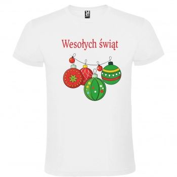 T-Shirt Koszulka Świąteczna na prezent kolor i wzór do wyboru roz. XL