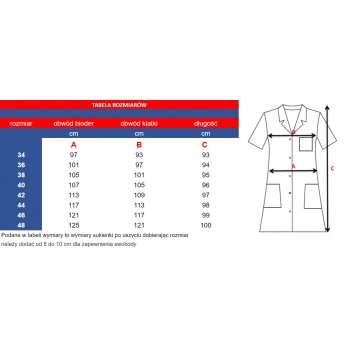 Sukienka medyczna miętowa casual premium roz. 34
