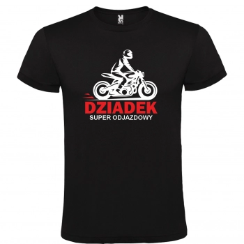 Koszulka męska dzień dziadka na prezent czarna W10 roz. XXL