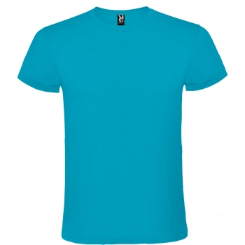 Męska koszulka T-shirt 100% miękka bawełna turkusowa roz. XL