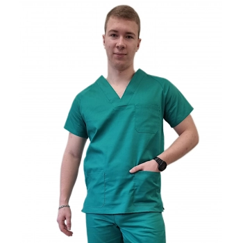 Bluza medyczna zielona dla sanitariusza roz. 3XL