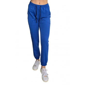 Joggery medyczne chabrowe casual premium roz. S