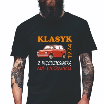 Koszulka Męska Prezent na 40 50 60 urodziny dla faceta T-shirt dla niego W4 roz. L