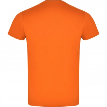 Męska koszulka T-shirt 100% miękka bawełna pomarańczowa roz. S
