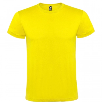 Męska koszulka T-shirt 100% miękka bawełna żółta roz. L