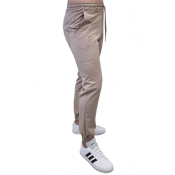 Spodnie medyczne męskie beżowe Cheroke Stretch roz. XL