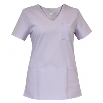 Bluza medyczna wrzosowa casual premium roz. S