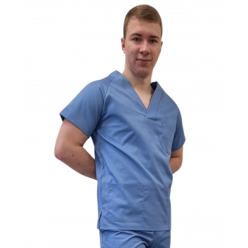 Bluza medyczna niebieska dla sanitariusza roz. 3XL