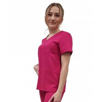 Bluza medyczna amarant casual premium roz. XS