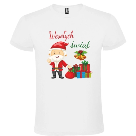 T-Shirt Koszulka Świąteczna na prezent kolor i wzór do wyboru roz. M – koszulka t-shirt robocza – odzież firmowa