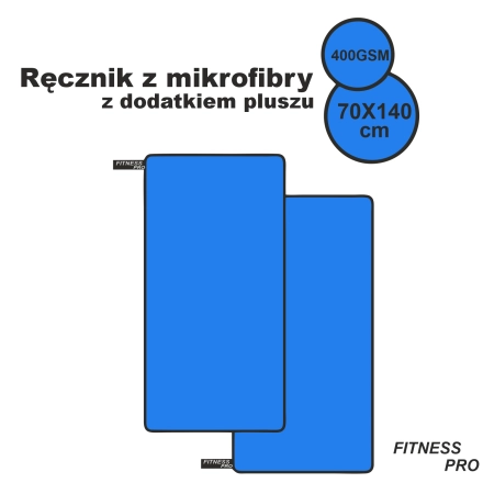 Ręcznik szybkoschnący duży sportowy plażowy z mikrofibry na siłownie FIT – odzież robocza Modern Company - inne ujęcie Ręcznik szybkoschnący duży sportowy plażowy z mikrofibry na siłownie FIT – odzież robocza Modern Company - inne ujęcie