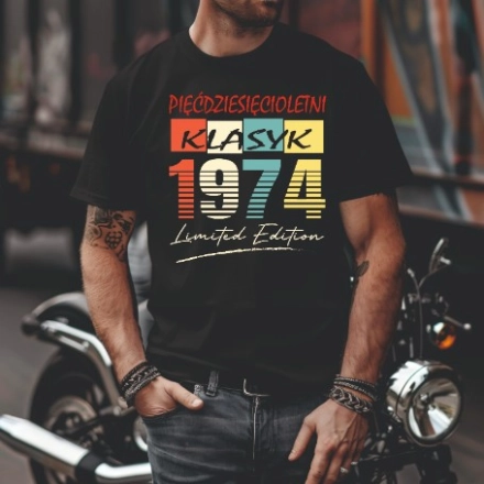 Koszulka Męska Prezent na 40 50 60 urodziny dla faceta T-shirt dla niego W1 roz. M – koszulka t-shirt robocza – odzież f - inne ujęcie