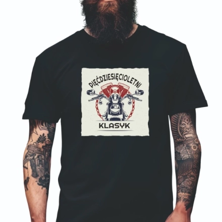 Koszulka Męska Prezent na 40 50 60 urodziny dla faceta T-shirt dla niego W9 roz. M – koszulka t-shirt robocza – odzież f