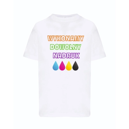 T-shirt koszulka dla dziecka na halloween idealna na prezent W12 roz. 3/4 – koszulka t-shirt robocza – odzież firmowa - inne ujęcie