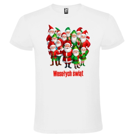 T-Shirt Koszulka Świąteczna na prezent kolor i wzór do wyboru roz. M – koszulka t-shirt robocza – odzież firmowa