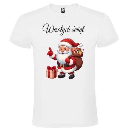 T-Shirt Koszulka Świąteczna na prezent kolor i wzór do wyboru roz. M – koszulka t-shirt robocza – odzież firmowa