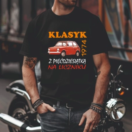 Koszulka Męska Prezent na 40 50 60 urodziny dla faceta T-shirt dla niego W4 roz. M – koszulka t-shirt robocza – odzież f - inne ujęcie