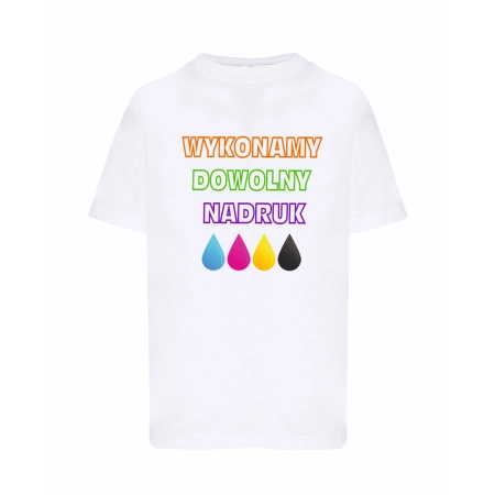 T-shirt koszulka dla dziecka na halloween idealna na prezent W8 roz. 3/4 – koszulka t-shirt robocza – odzież firmowa - inne ujęcie