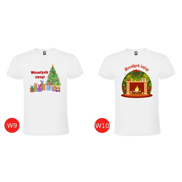 T-Shirt Koszulka Świąteczna na prezent kolor i wzór do wyboru roz. S – koszulka t-shirt robocza – odzież firmowa - inny widok