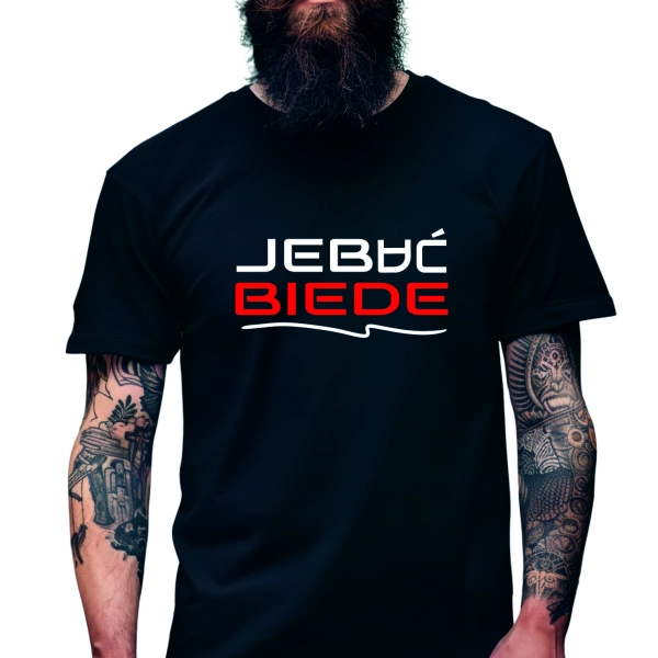 Koszulka Męska Młodzieżowa T-Shirt JEB#C BIEDE Bawełna roz. L – koszulka t-shirt robocza – odzież firmowa
