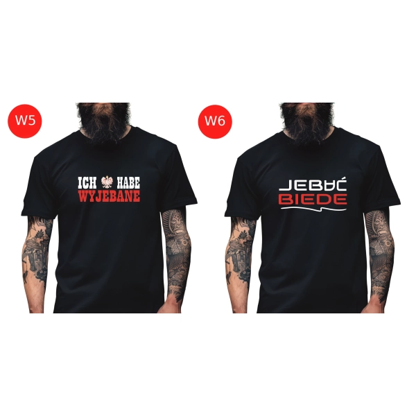 Koszulka Męska Młodzieżowa T-Shirt JEB#C BIEDE Bawełna roz. L – koszulka t-shirt robocza – odzież firmowa - następne ujęcie