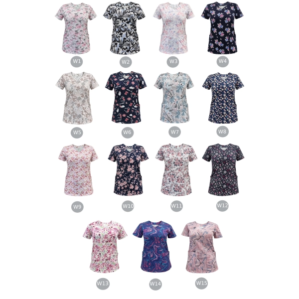 Bluza medyczna W15 elastyczna bawełna roz. XS