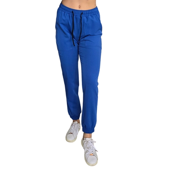Joggery medyczne chabrowe casual premium roz. 3XL – odzież robocza Modern Company