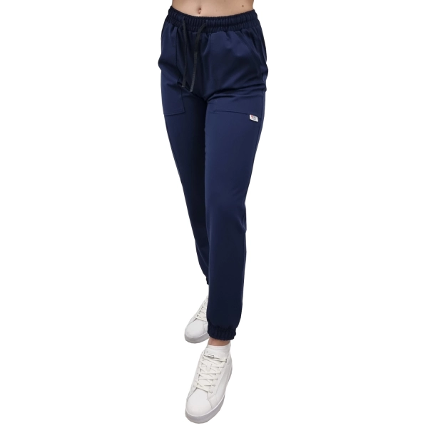 Joggery medyczne ciemny granat casual premium roz. 3XL – odzież robocza Modern Company