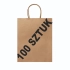 Torba papierowa promocyjna brązowa na prezent 40cm/12cm/32cm 100 sztuk – odzież robocza Modern Company