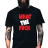 Koszulka Męska Młodzieżowa T-Shirt WHAT THE F#CK Bawełna roz. M – koszulka t-shirt robocza – odzież firmowa