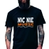 Koszulka Męska Młodzieżowa T-Shirt NIC NIE MUSZĘ Bawełna roz. M – koszulka t-shirt robocza – odzież firmowa