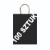 Torba papierowa promocyjna czarna na prezent 40cm/12cm/32cm 100 sztuk – odzież robocza Modern Company