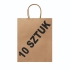 Torba papierowa promocyjna brązowa na prezent 40cm/12cm/32cm 10 sztuk – odzież robocza Modern Company