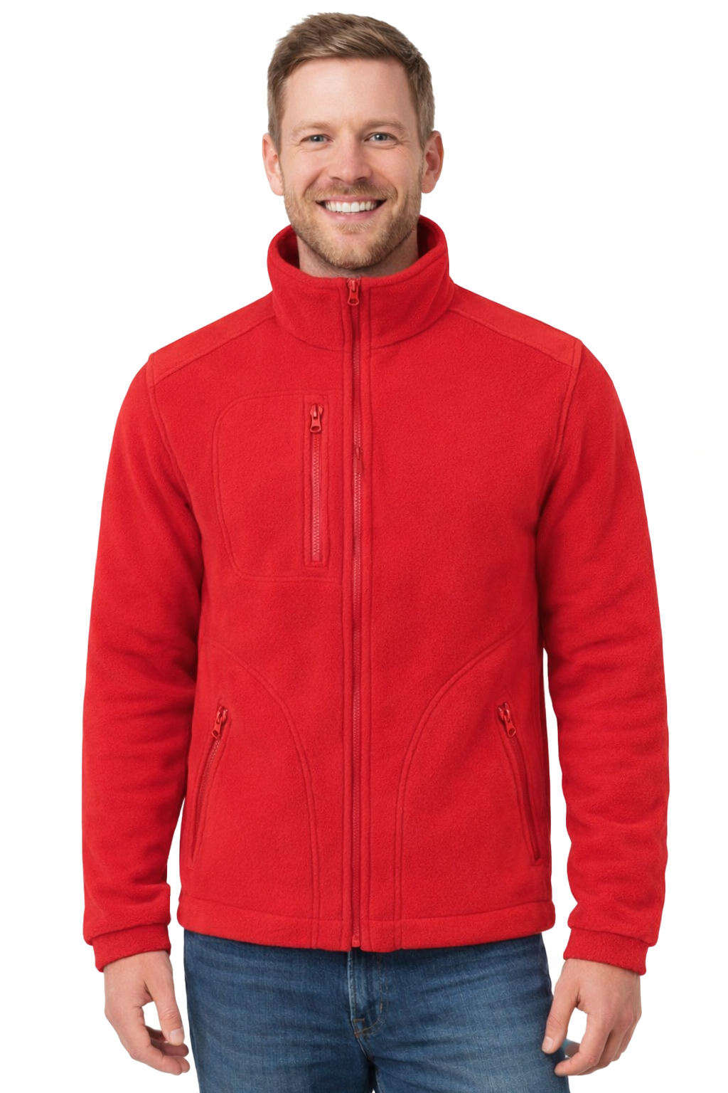 Bluza polarowa czerwona