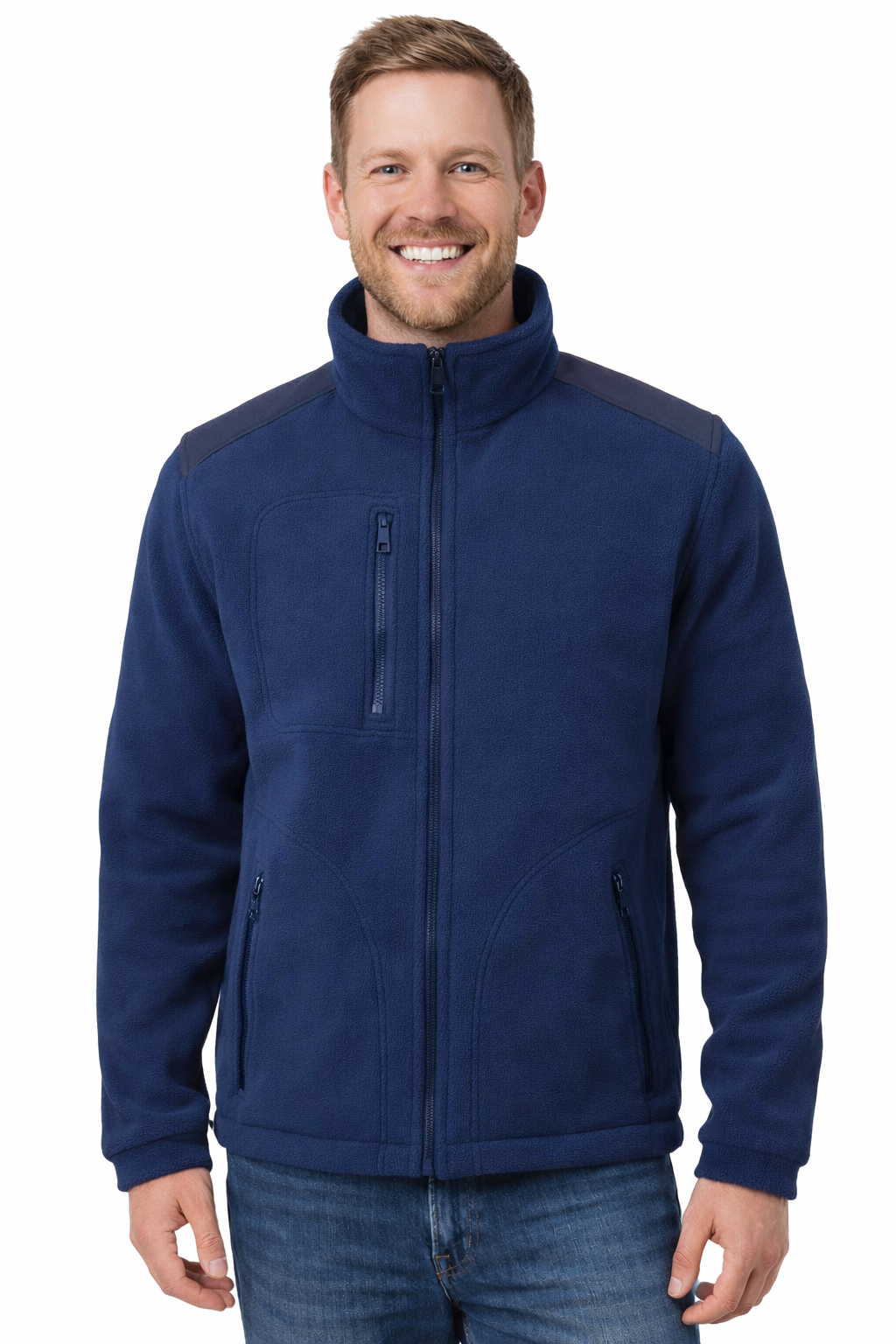 Bluza polarowa granatowa