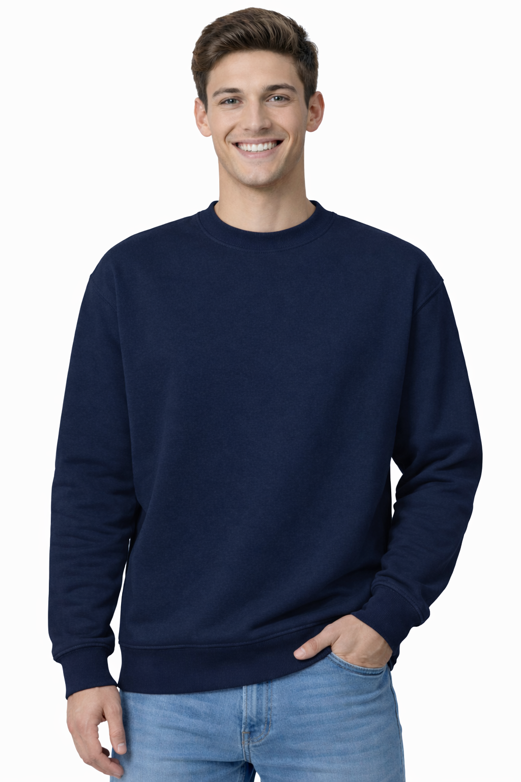 Bluza dresowa męska kolor granatowy