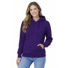 Bluza Damska Z Kapturem Kieszeniami Purpurowa