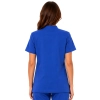 Chabrowa Damska Bluza Medyczna Ze Stojka Basic Premium Tyl