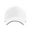 Czapka Z Daszkiem 5 Paneli Otwory Wentylacyjne Unisex Opaska Przeciwpotna Biala Mockup