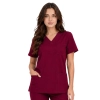 Bluza medyczna bordowa casual premium roz. 3XL – bluza medyczna – bluza lekarska robocza