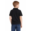 Koszulka Polo Dziecieca Dla Chlopca I Dziewczynki W Wieku 3 14 Lat Czarna Widok Z Tylu 1
