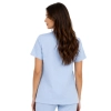 Niebieska Damska Bluza Medyczna Basic Premium Tyl